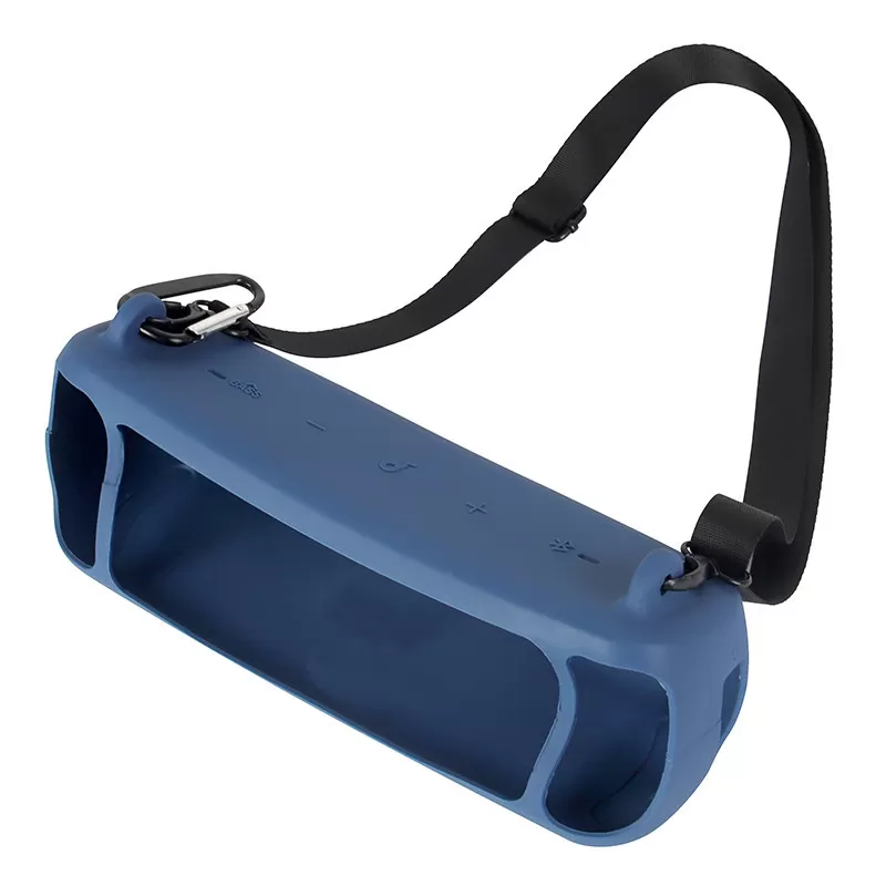 INF Skyddande silikonfodral för Anker Soundcore Motion+ Bluetooth-högtalare Blå