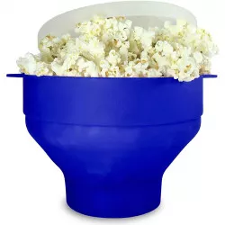 Popcornskål silikon hopfällbar Popcornskål silikon hopfällbar