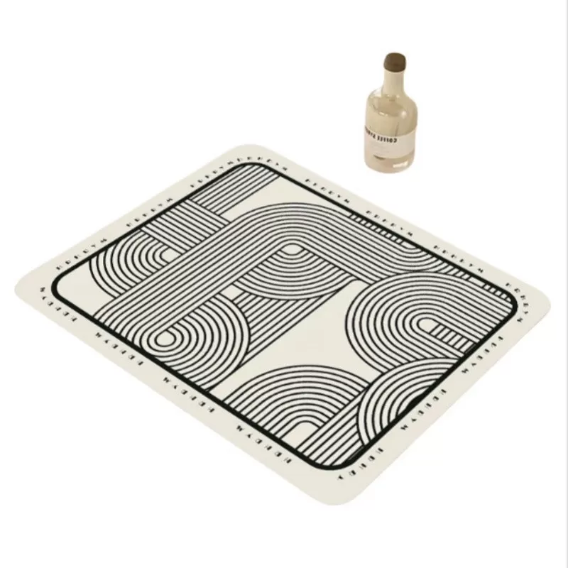 INF Värmebeständig avloppsmatta för kaffemaskin - Skydd i PU-läder C