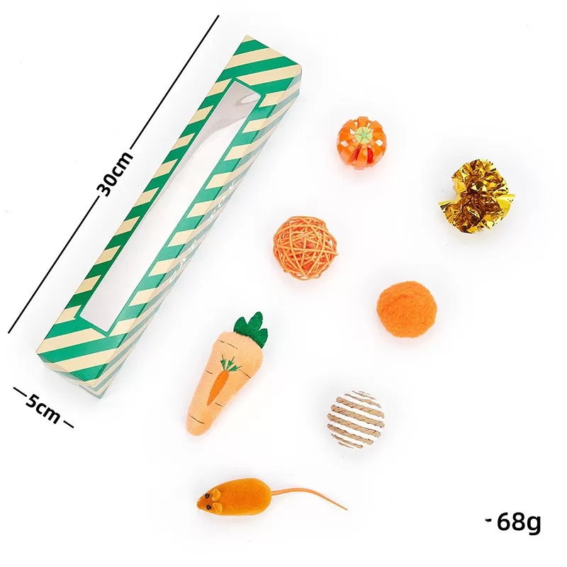 INF Frukt Fiesta Kattleksaksset 7-pack