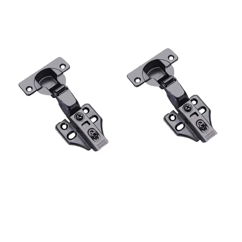 INF Dolt gångjärn med mjukstängning, hydrauliskt gångjärn för tjocka dörrar (2-pack)