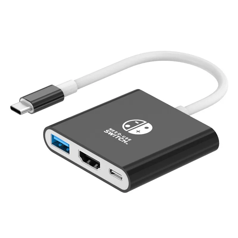 INF 3-i-1 USB-C-hubb med 4K HDMI, USB 3.0 och PD-laddning