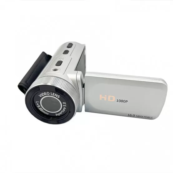 INF HD-digitalkamera med mikrofon och vidvinkellins