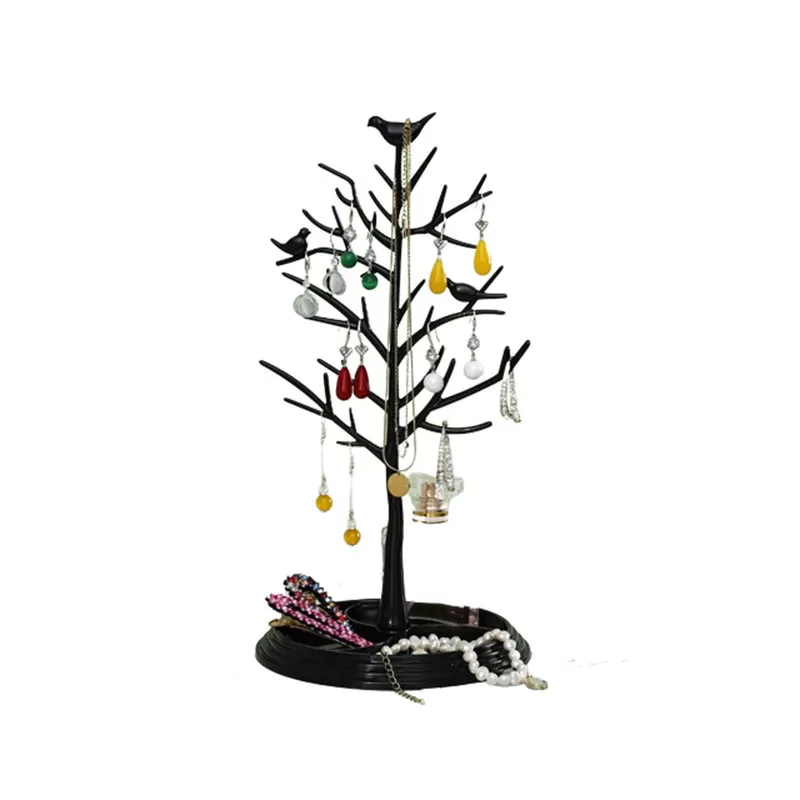 INF Smyckesställ i klar akryl, örhängesförvaring, displayställ för armband