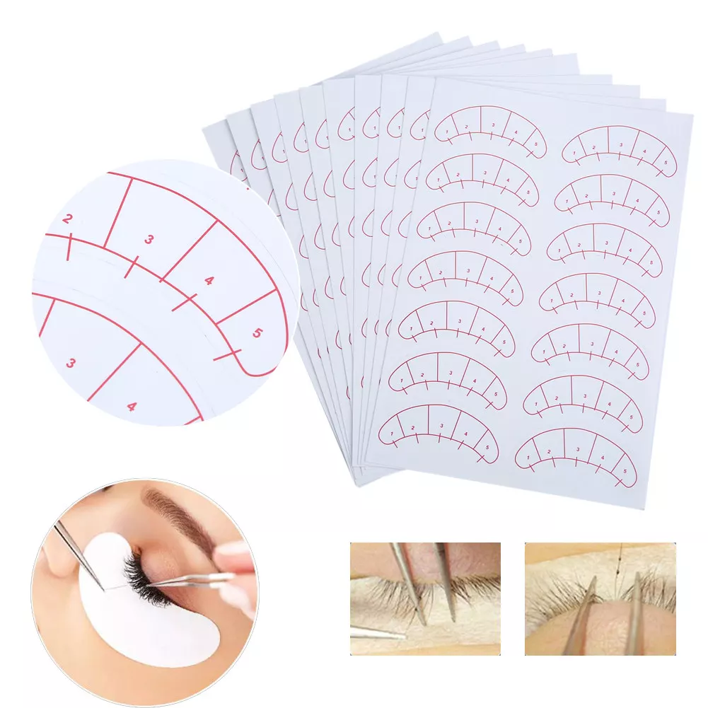 INF Under Eye Pads Stickers Patches för ögonfransförlängning 140 stycken
