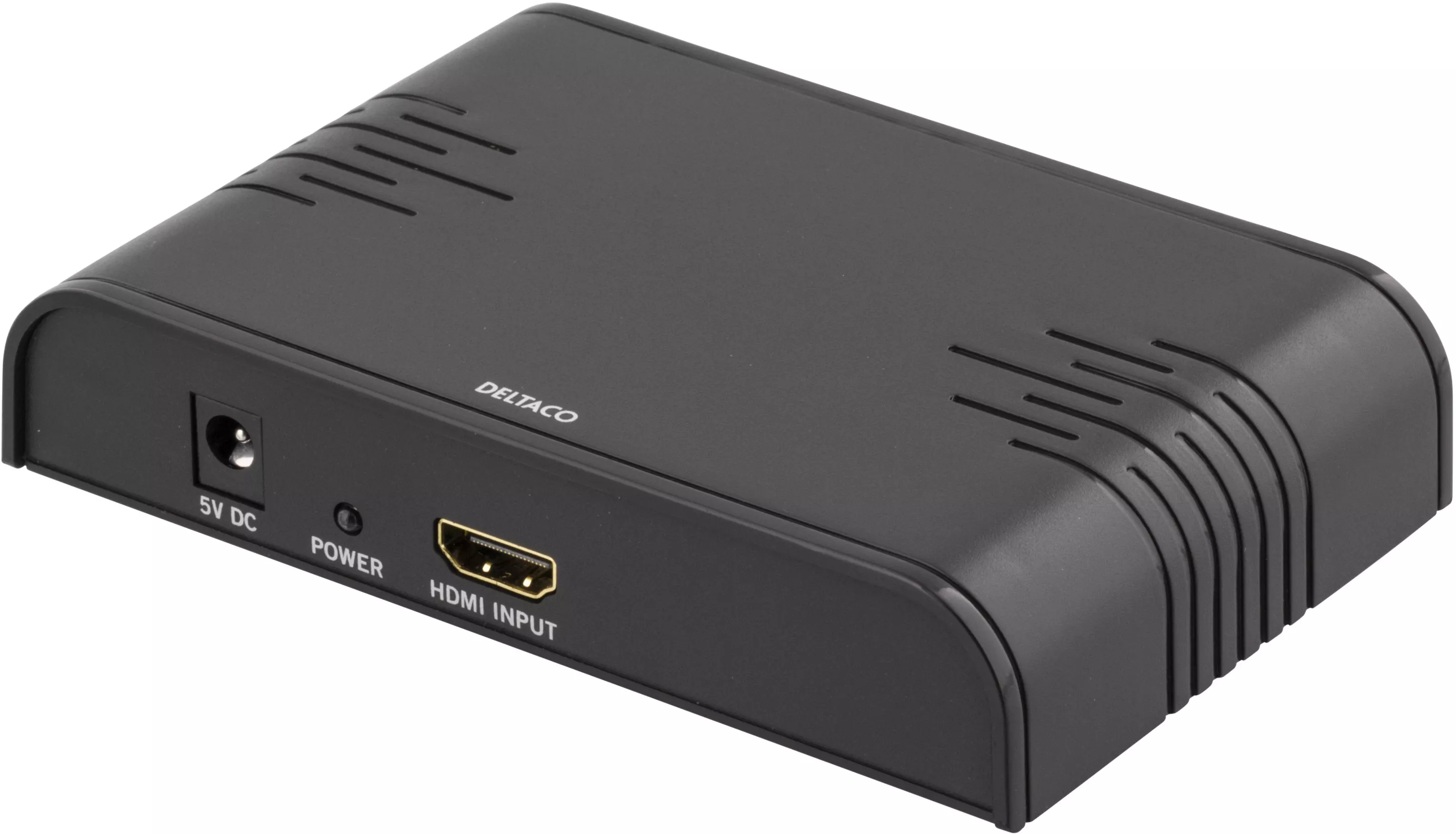 deltaco Signal converter, HDMI to SCART, PAL, black