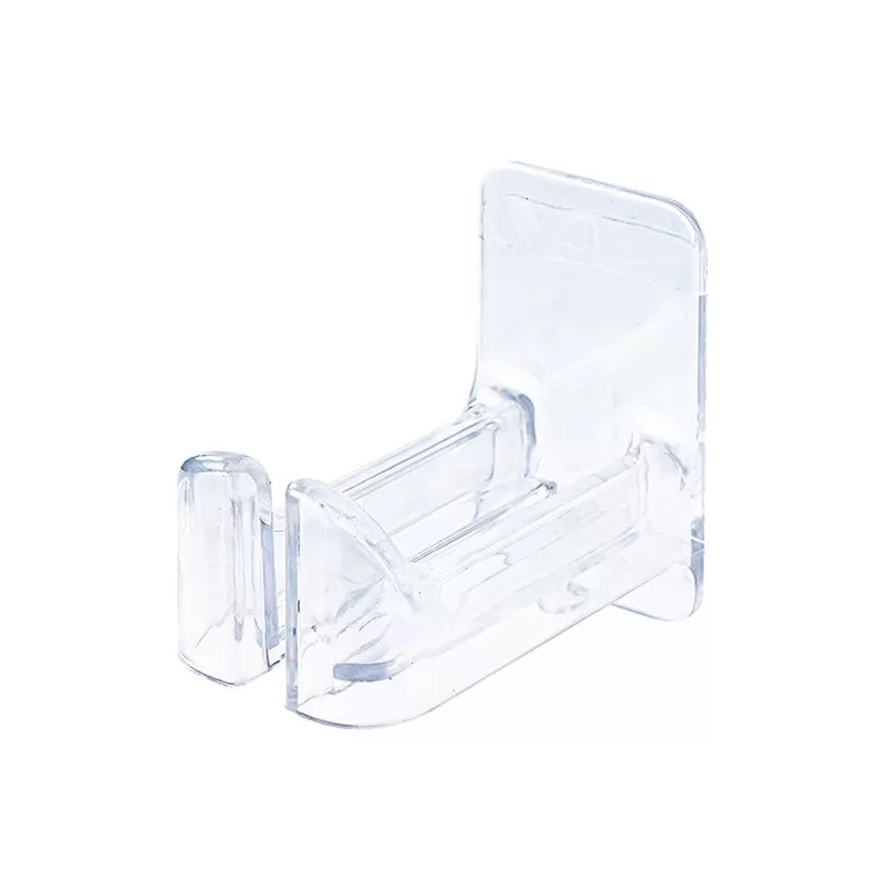 INF 2-pack transparenta självhäftande krokar, väggkrokar utan borrning