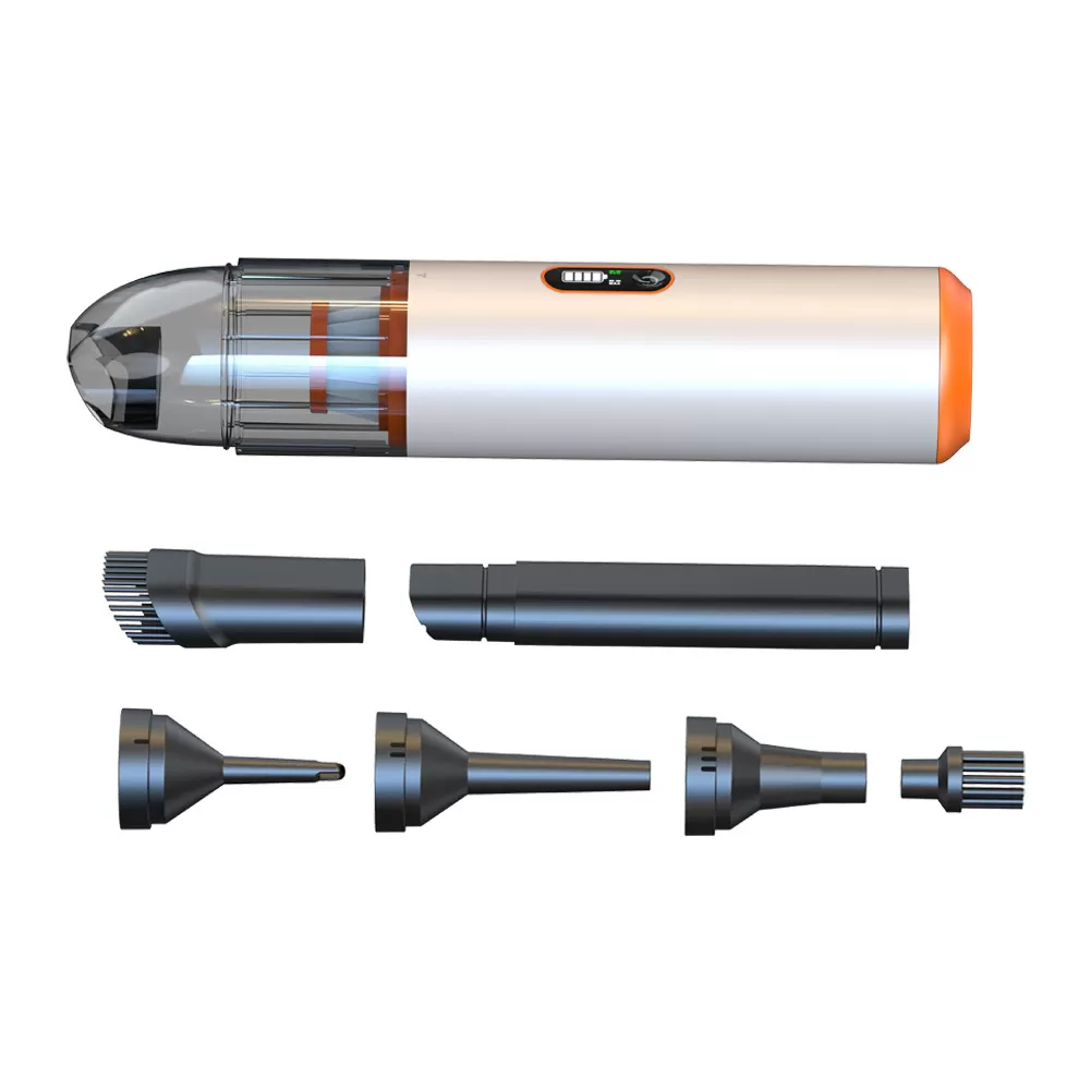 INF V22S Sladdlös Bilsugare - Hög Effekt, Våt & Torr, Bärbar Beige