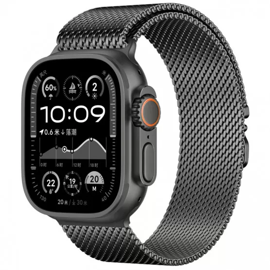 INF Grafitgrå Milanese Loop-rem för Apple Watch S Grå