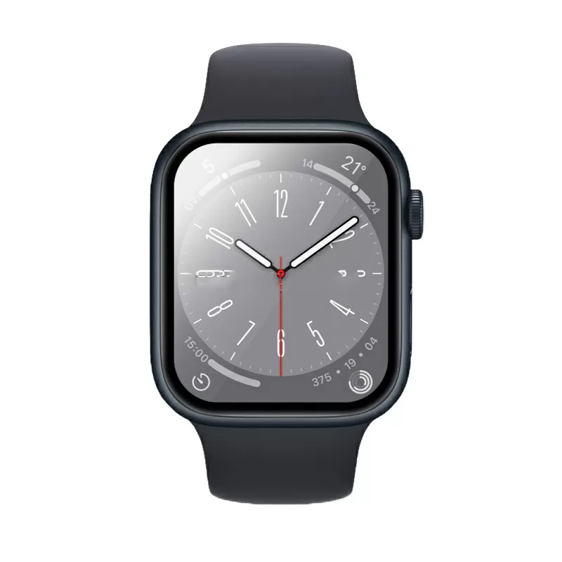 INF 3D-böjt skärmskydd i mjuk film för Apple Watch Series 8 45 mm