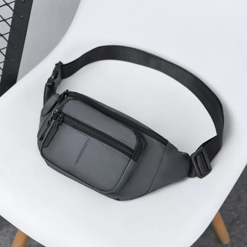 INF Bröstväska - Snygg och funktionell crossoverväska Grå