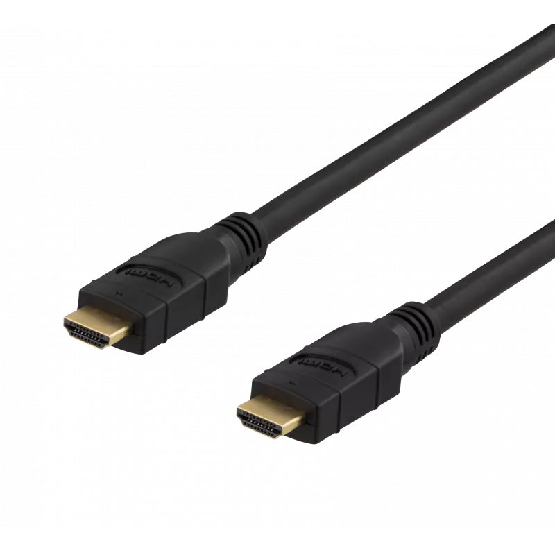 deltaco PRIME active HDMI cable, 15m, 4K 60Hz, Spectra, black