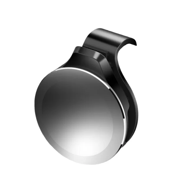 INF Multifunktionellt solglasögonhållare för bilens solskydd Silver