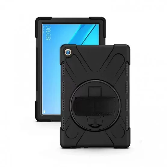 INF Stöttåligt silikonskyddsfodral för Lenovo Tab M10 Plus 10.3 tum X606F/606X/K10 X6C6F Lenovo Tab M10 Plus 10,3-tums