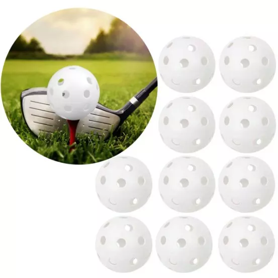 INF Träningsgolfbollar med hål 10-pack
