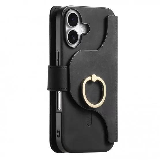 INF Plånboksfodral med ring och stativ för Samsung S23 Ultra