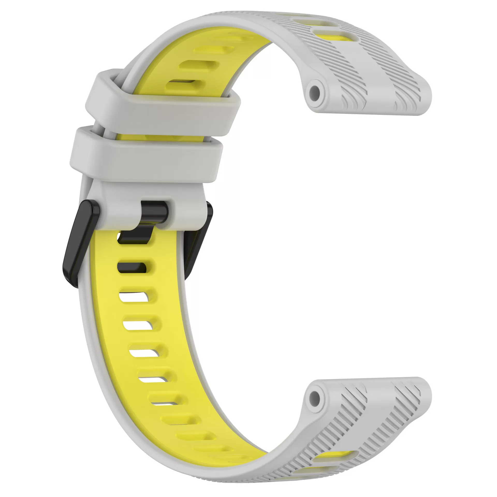 INF Grågul silikonrem för Garmin Forerunner 965