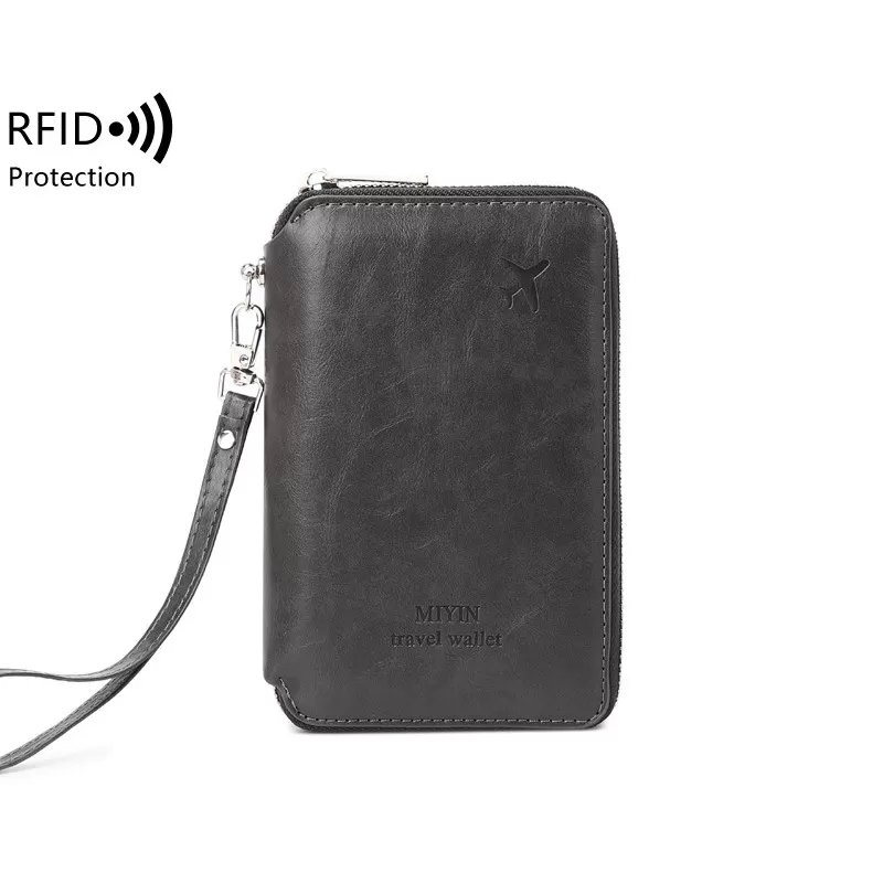 INF RFID-blockerande passfodralsplånbok - säker researrangör