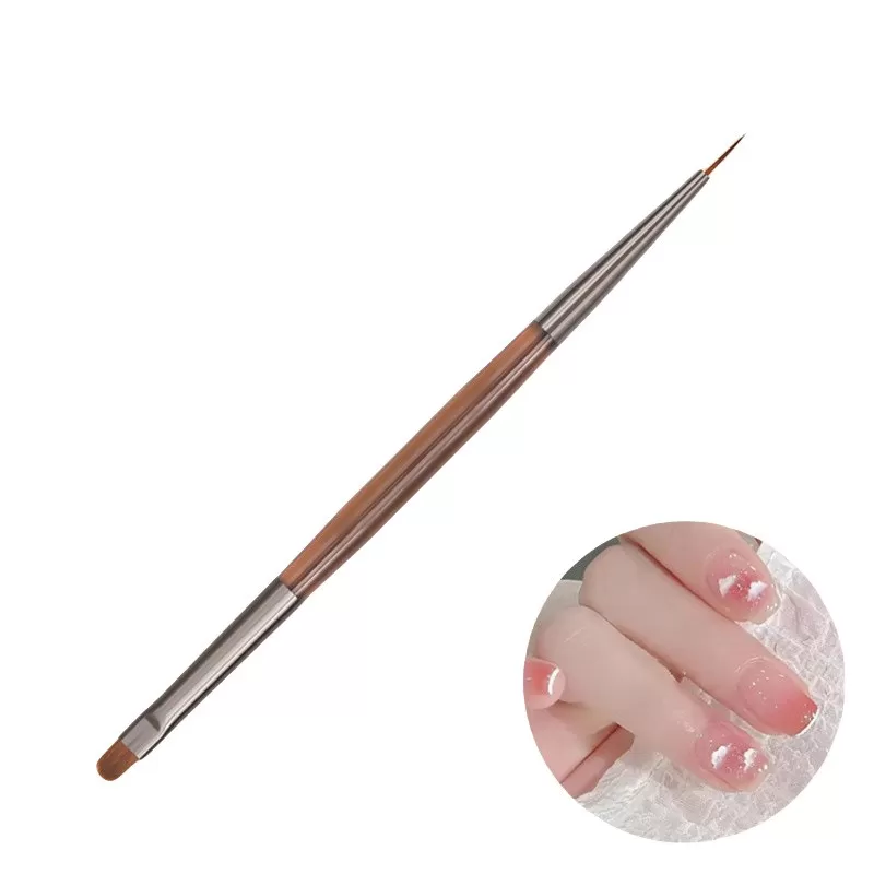 INF Brun Gradient Nail Art Pensel för Akryl & Gel Modell 9