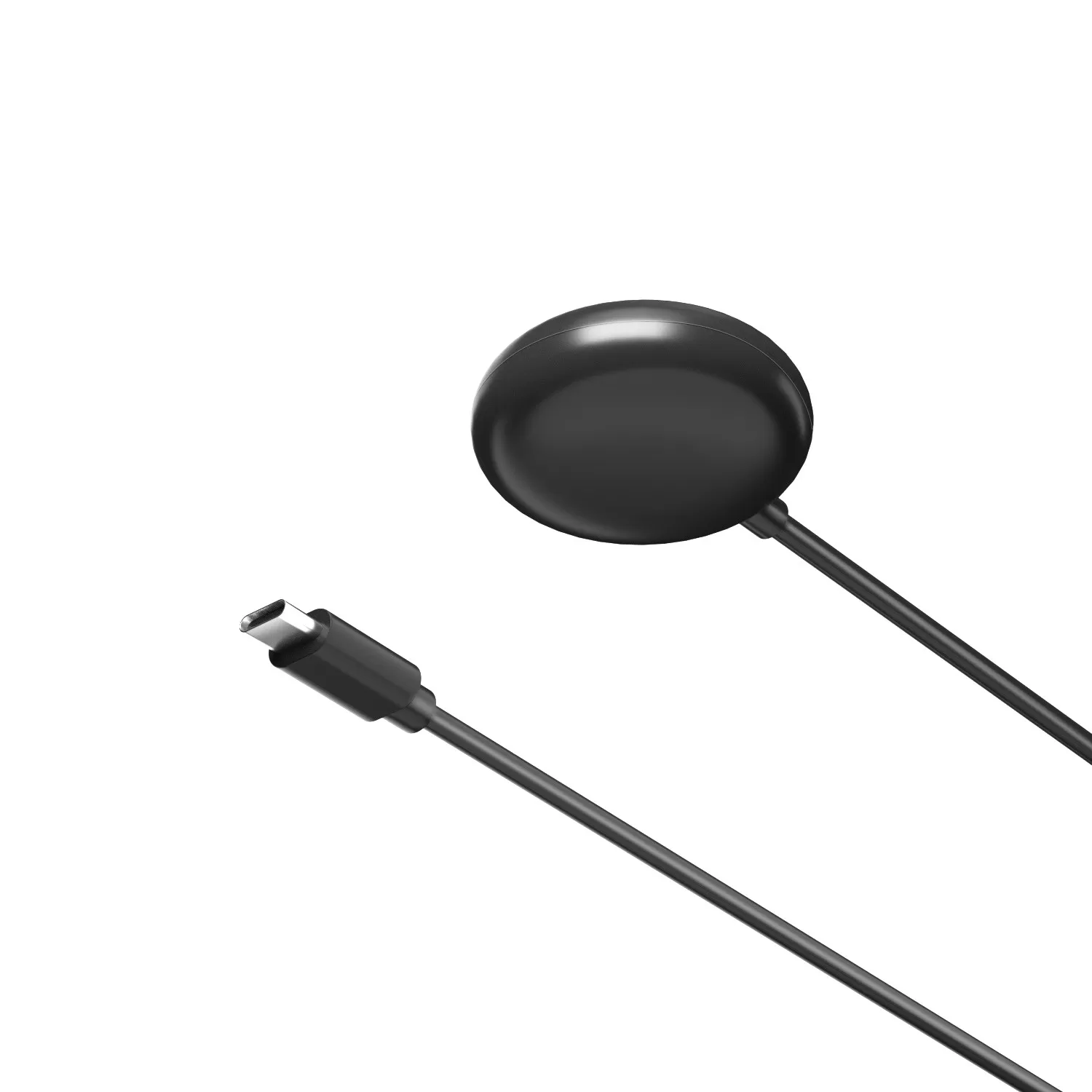 INF Google Pixel Watch-laddare, magnetisk laddningskabel för Pixel Watch 1:a generationen Svart