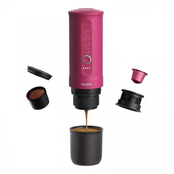 INF Outin Nano 7500mAh bärbar kaffebryggare (röd)