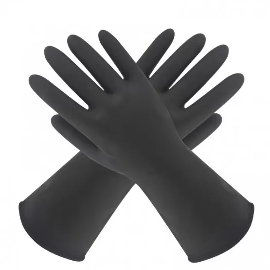 INF M Industriella Latexhandskar, Vattentäta & Oljebeständiga Arbetshandskar (1 Par)