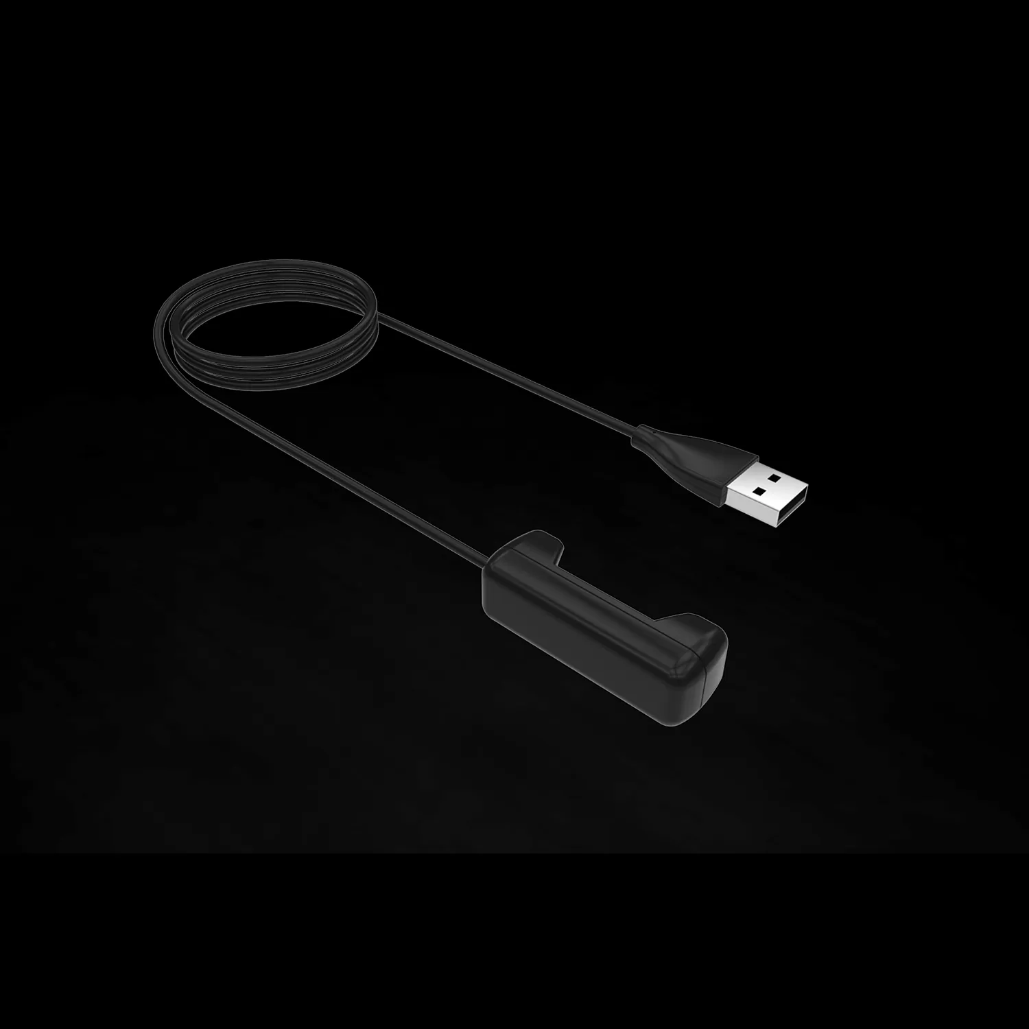 INF Laddningskabel för Fitbit Flex 2 - 1 meter, svart