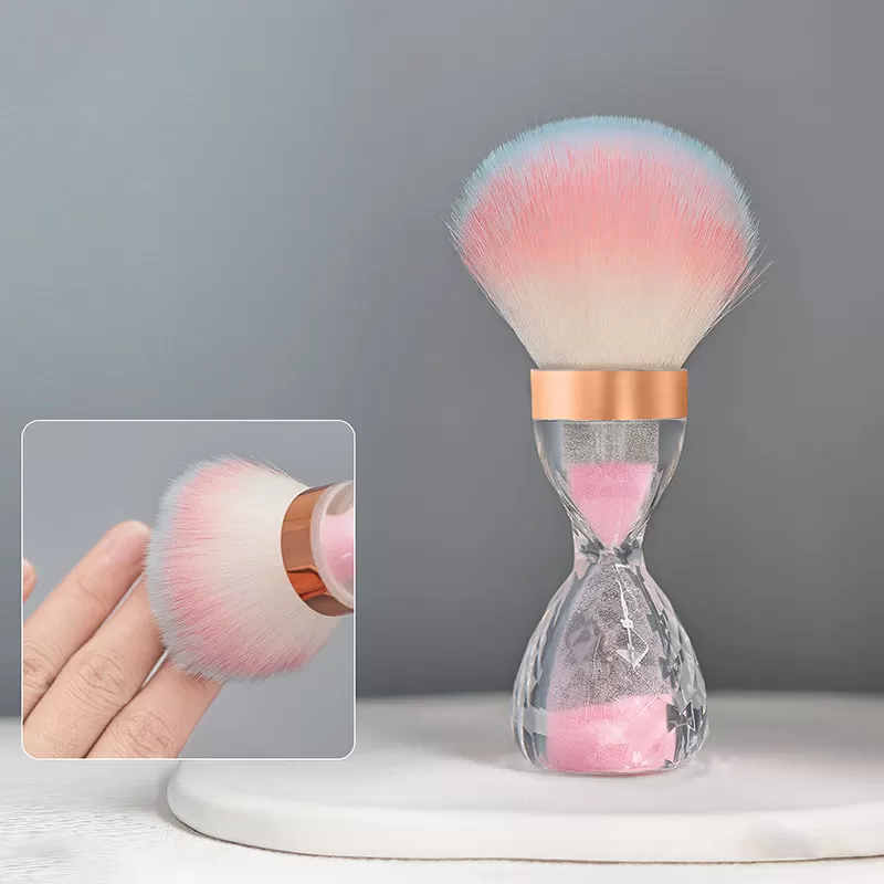 INF Dammborste i timglasform - Rosa