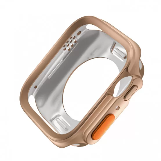 INF Matt roséguldfärgat klockfodral för Apple Watch Guld 41 mm