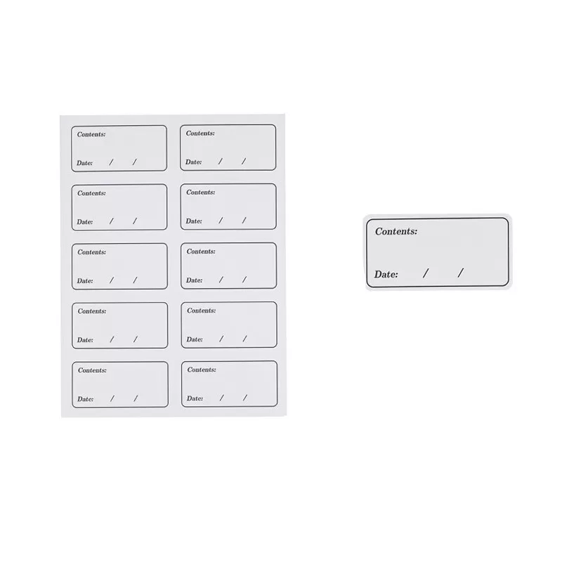 INF Datumetiketter - HMRQ1 - Svart (20 st)