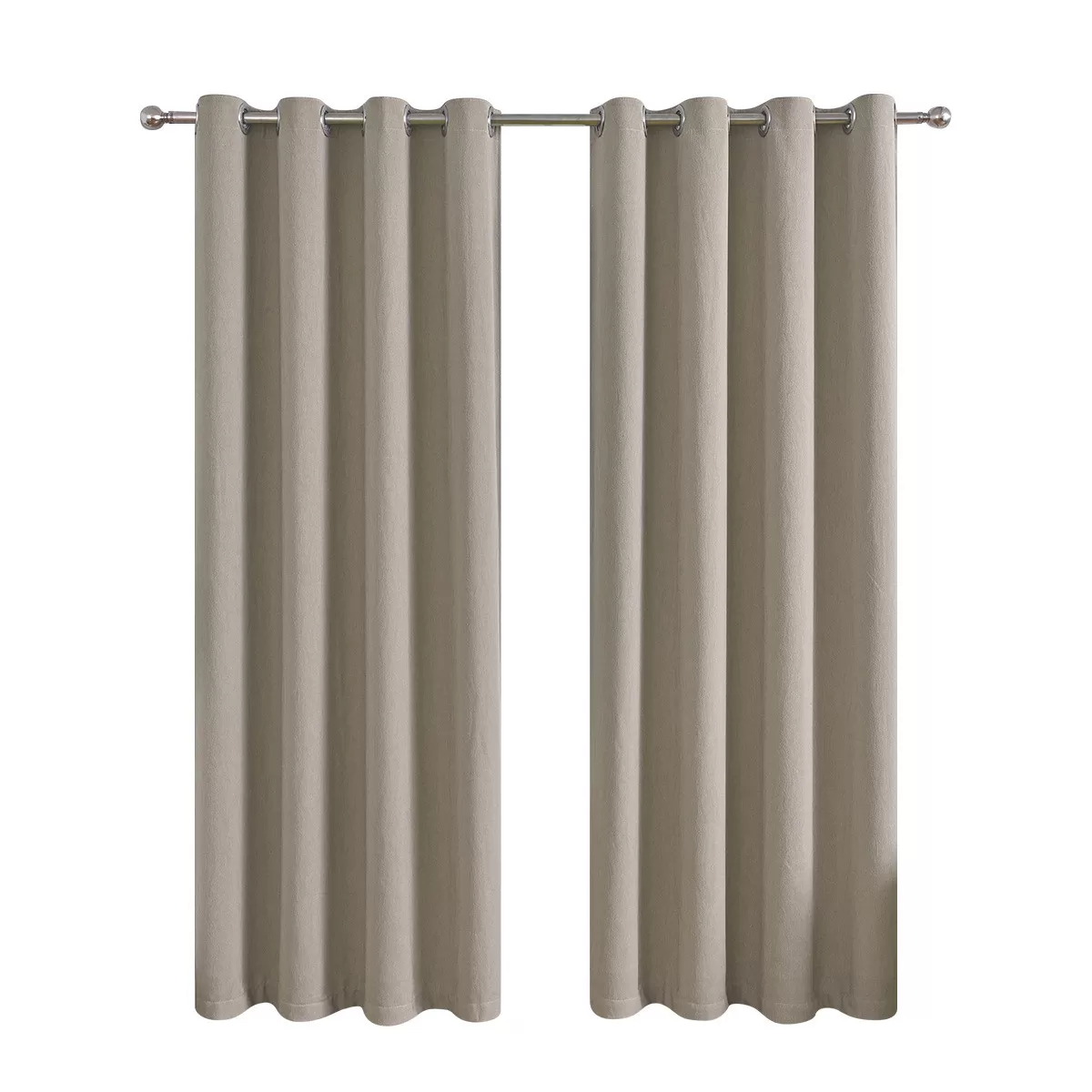 INF Eleganta mörkläggningsgardiner S Mörkgrå