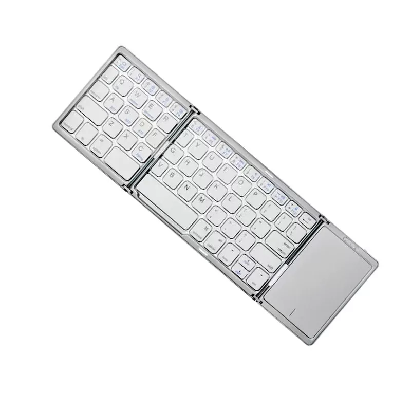 INF Fällbart Bluetooth-tangentbord Silver