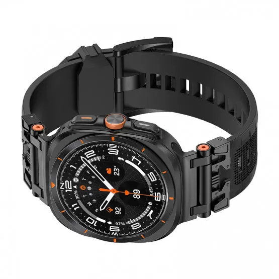 INF TPU-klockarmband för Samsung Watch 7 Ultra Svart