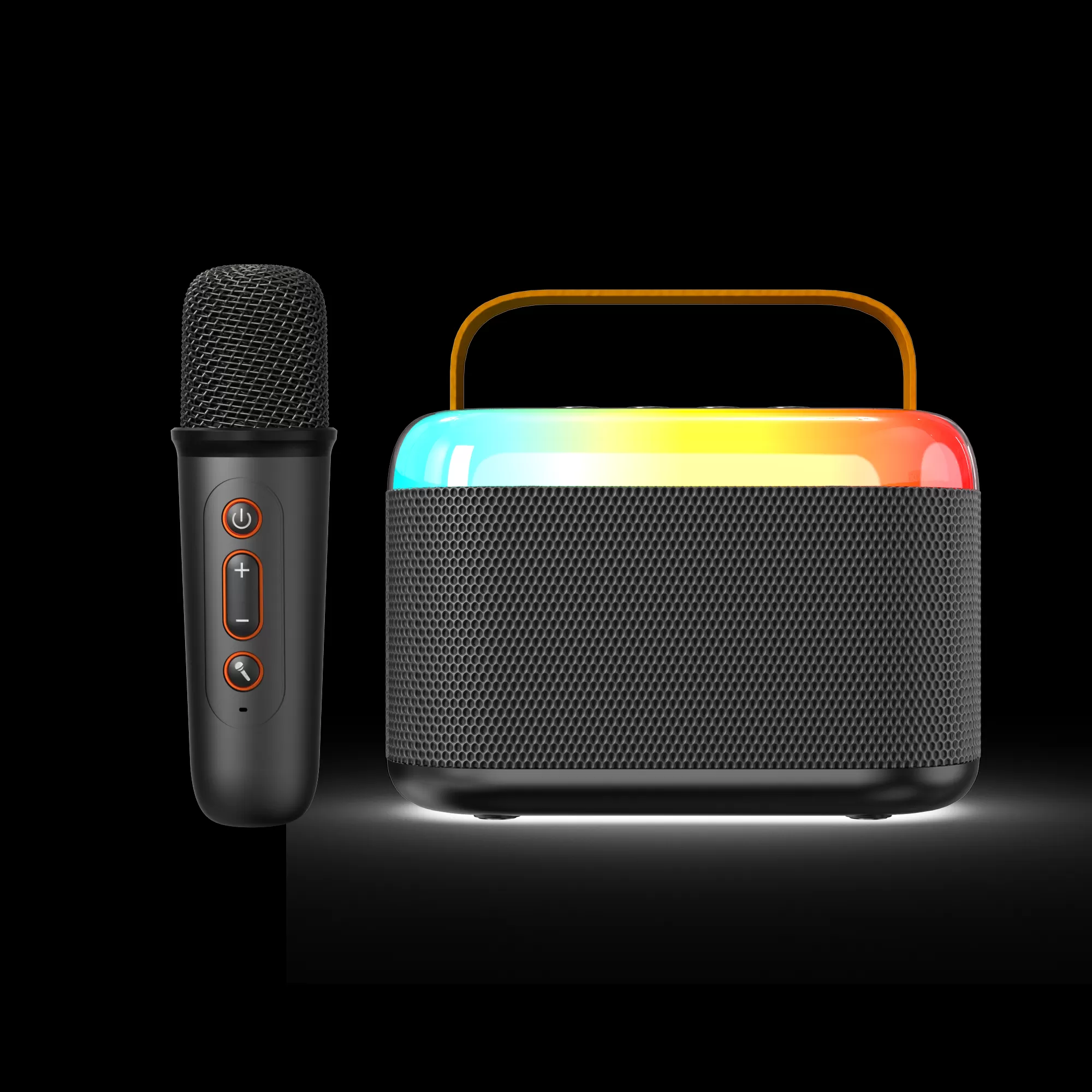 INF Trådlös karaokemikrofon med Bluetooth-högtalare