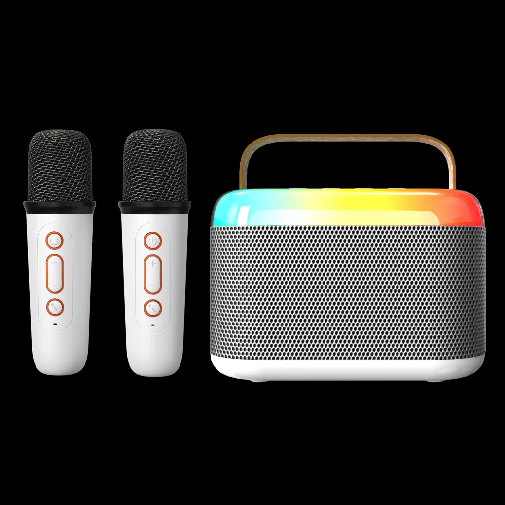 INF Y3-Dubbelmikrofon Hemkaraoke Bluetooth-högtalarmikrofon