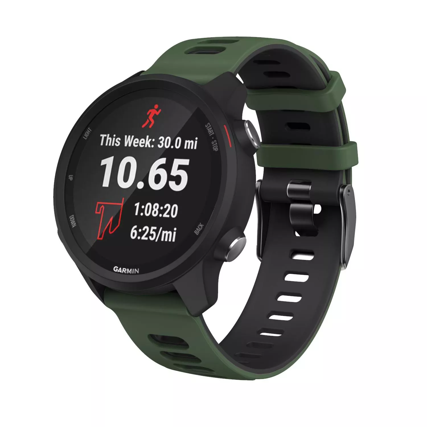 INF Armband för Garmin Forerunner 245 / 645 / Vivoactive / Vivomove Grön
