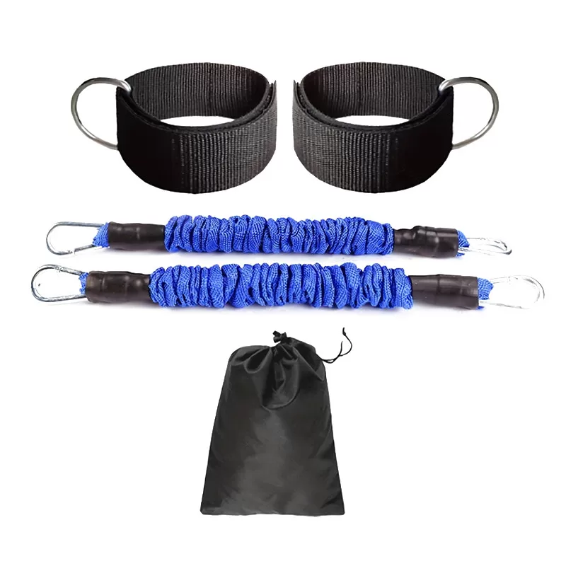 INF Motståndsbandset med benremmar för Taekwondo-träning Blå 70-80LB