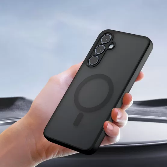 INF Matt svart magnetiskt telefonskal till Samsung Galaxy A-serien Modell 8