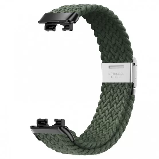 INF Vävt Klockarmband för Huawei Band 8/9 Grön