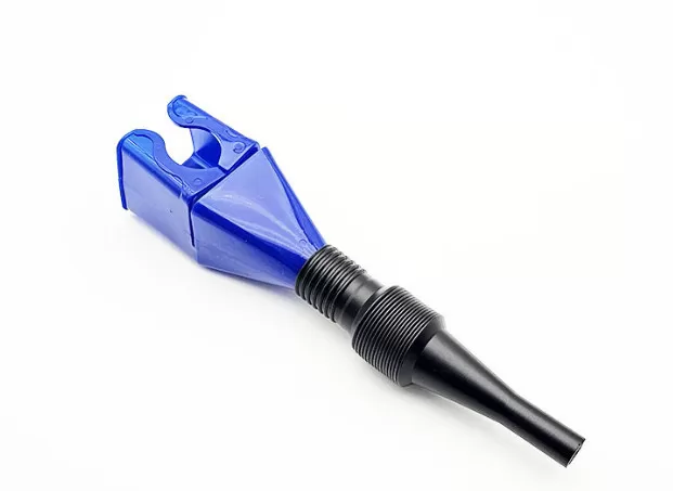 INF Flexibel hals plasttratt för bilar och motorcyklar Blå