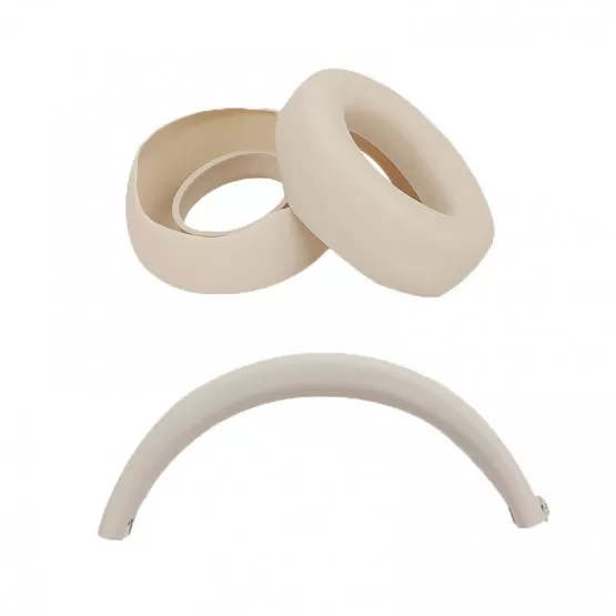 INF Silikonfodral för Beats Studio3-hörlurar - Öronkuddar och huvudband Beige