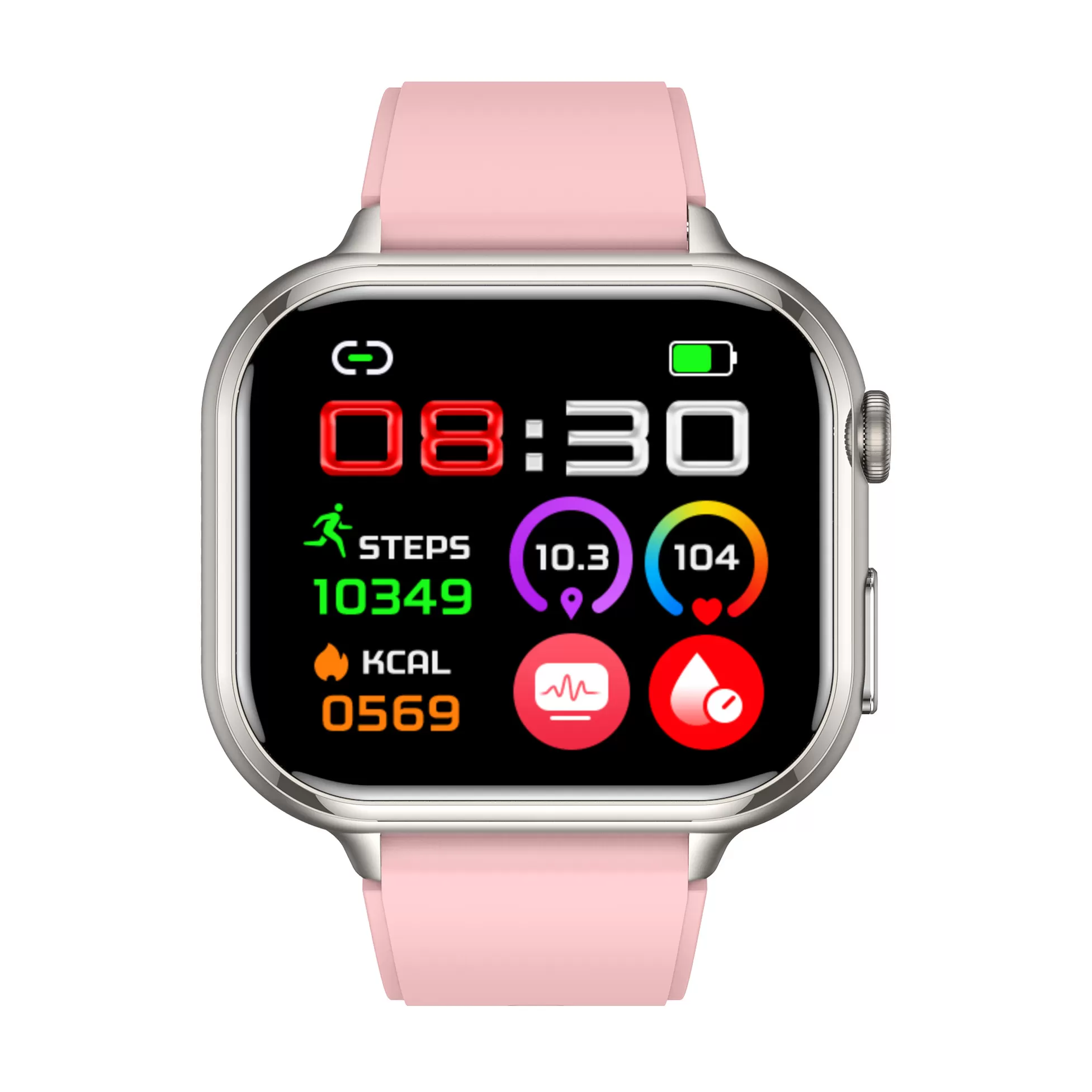 INF Smartwatch TK17 med hälsoövervakning och träningsfunktioner