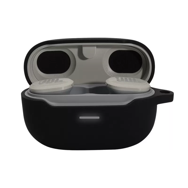 INF Skyddande Bluetooth-hörlursfodral med karbinhake Svart