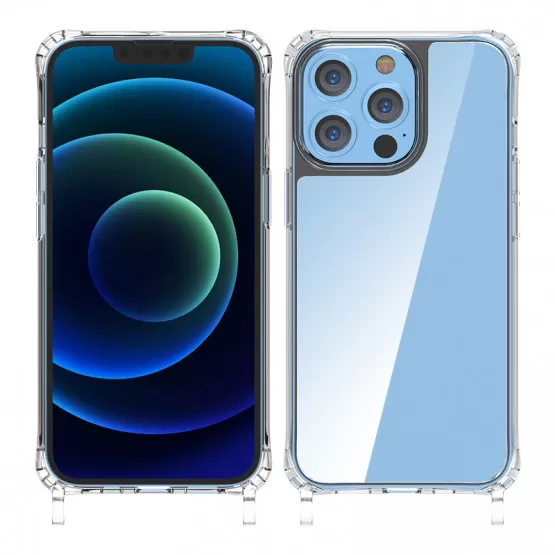 INF Genomskinligt akrylfodral med snodd för Samsung Galaxy A-serien model 1