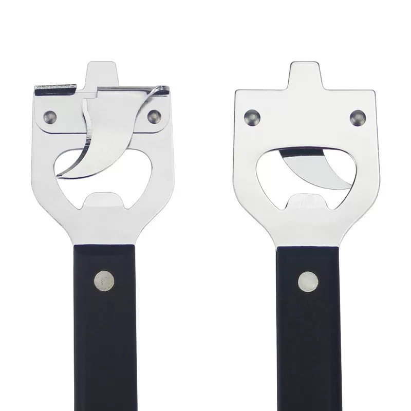 INF Multifunktionell konservöppnare, manuell konservöppnare i rostfritt stål med flasköppnare