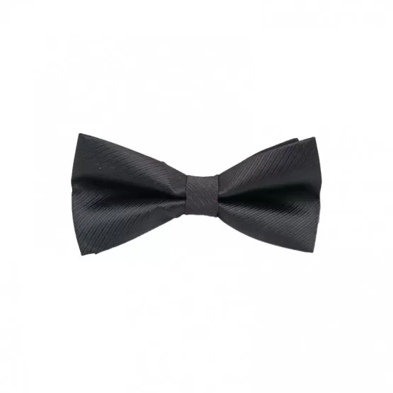 INF Svart Fluga - NJ-08 | Elegant Färdigknuten Halsduk