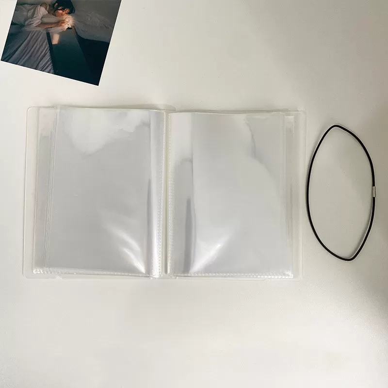 INF Vertikalt fotoalbum - Transparent PVC-minnesbok 6 tum