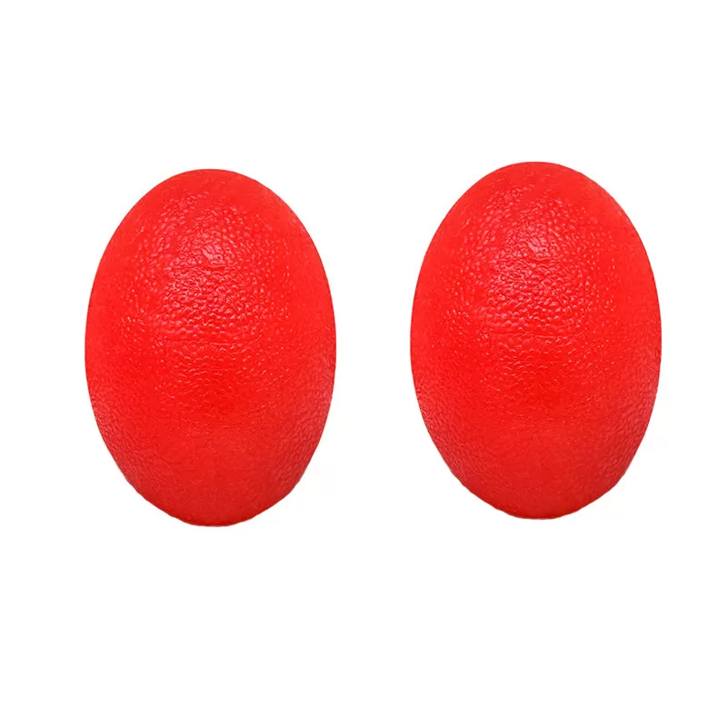 INF 2-pack Handgreppsstärkare, Greppsboll för Fingerträning & Handterapi Röd