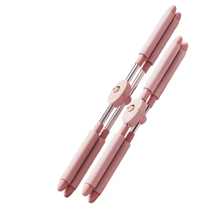 INF Självlnckande ryggsträckare justerbart ryggmassageverktyg Rosa