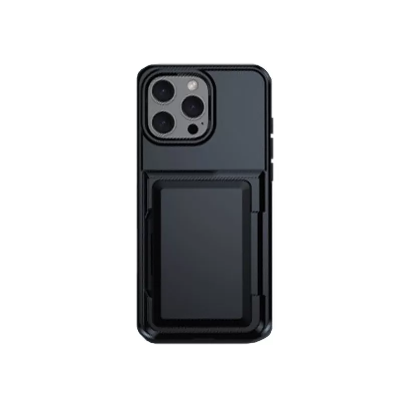 INF Snyggt iPhone 16 Pro Max Plånboksfodral - TPU & PC - Svart iPhone 16 Pro
